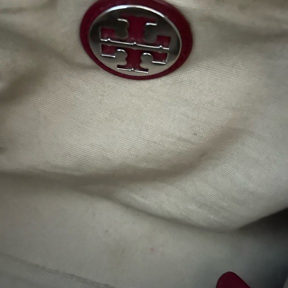 Tory Burch red leather tote bag - Picture 8 of 14